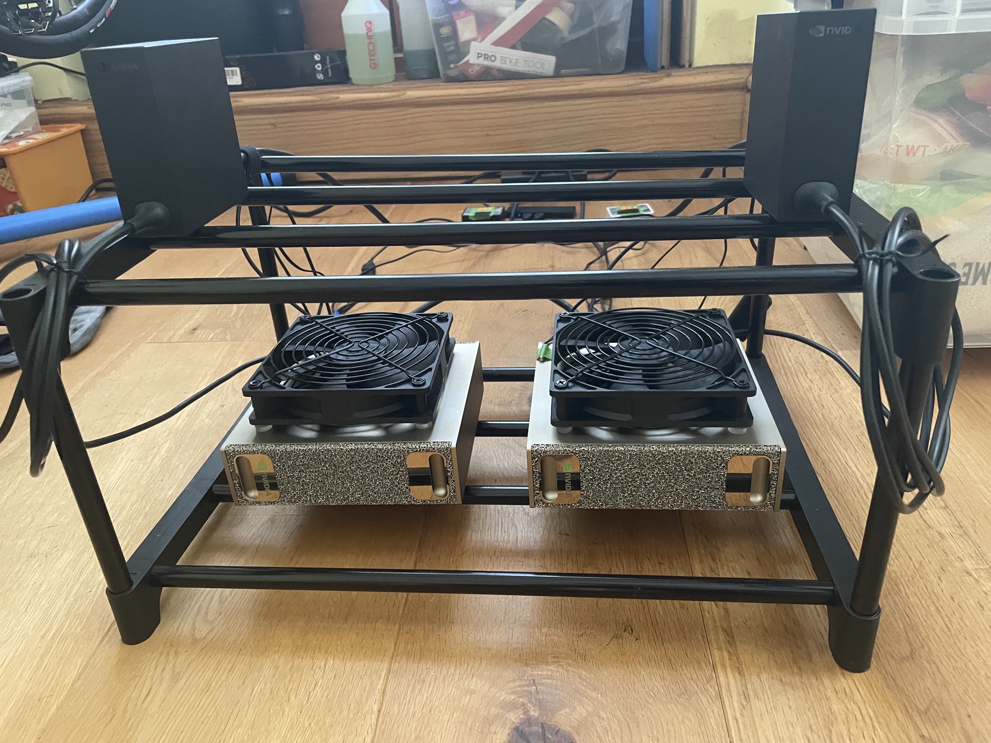 DGX Spark rack
